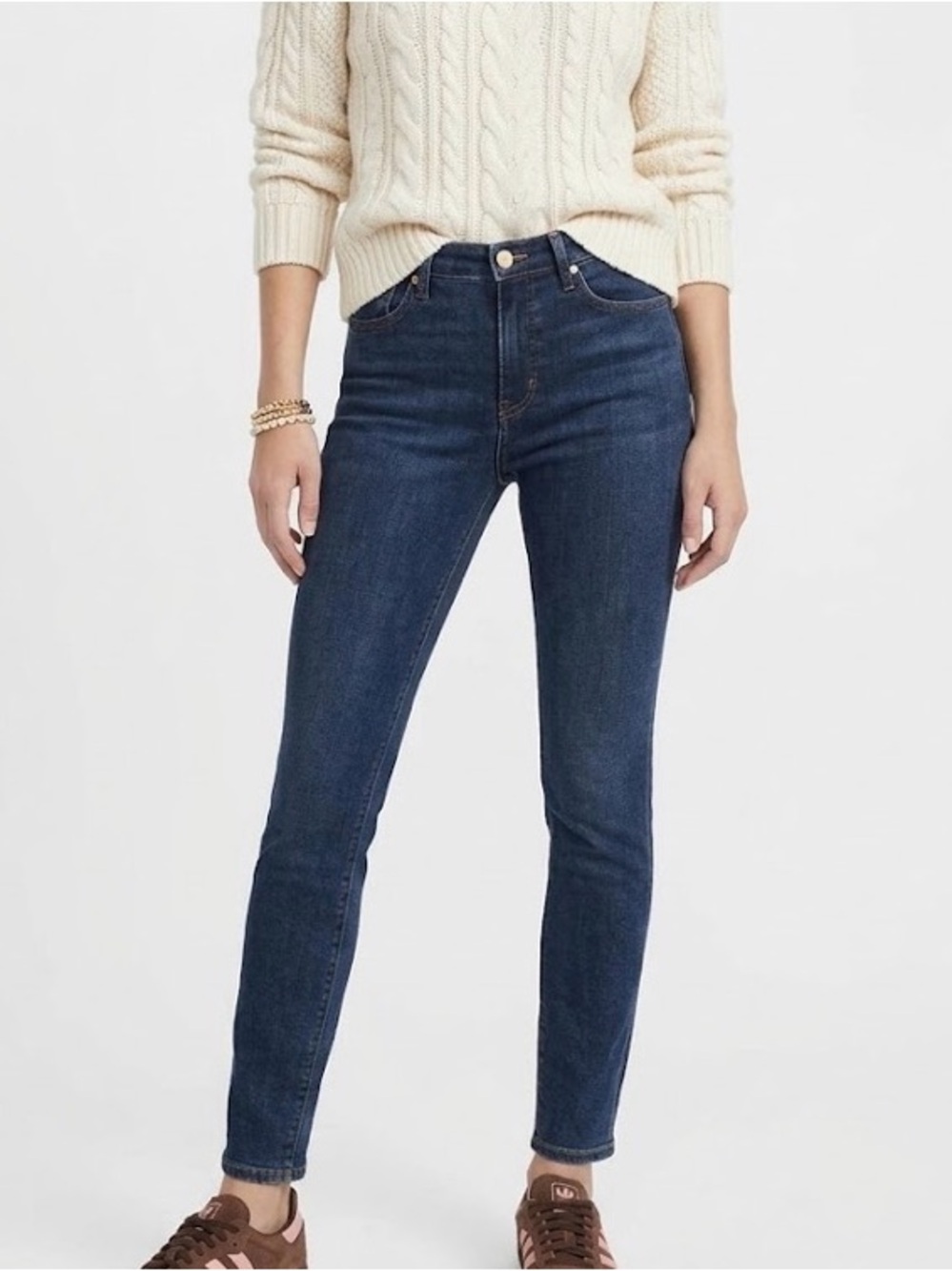 Everlane Skinny Jeans Size 28 Medium Wash Stretch Ankle Denim